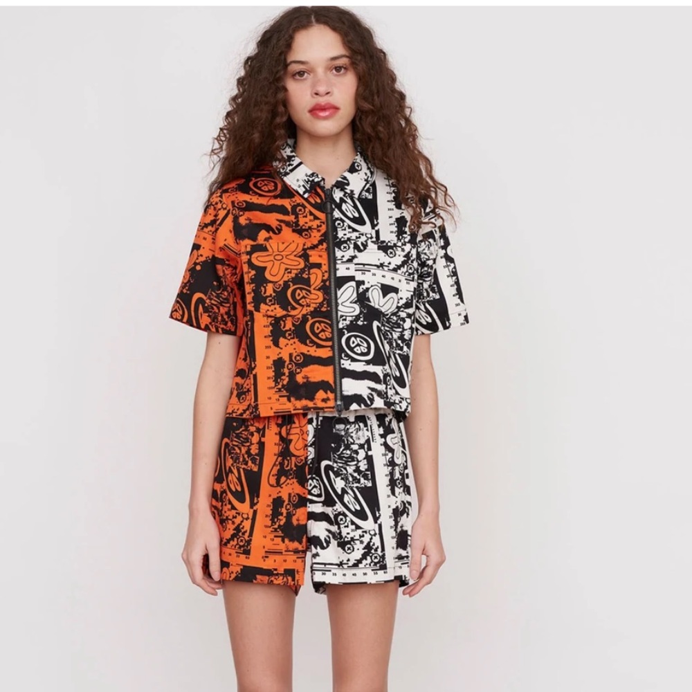 NWOT Lazy Oaf Pixelation Shirt